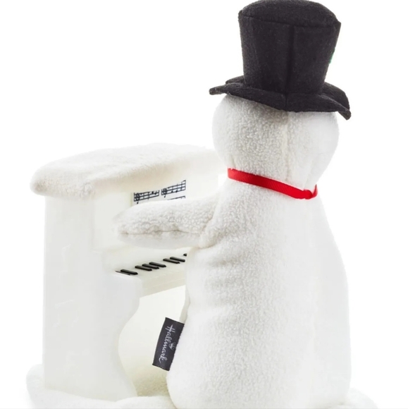 Hallmark 2023 SING-ALONG Piano Player SNOWMAN Sound & Lights 20th Anniv. 3 songs - Picture 3 of 4